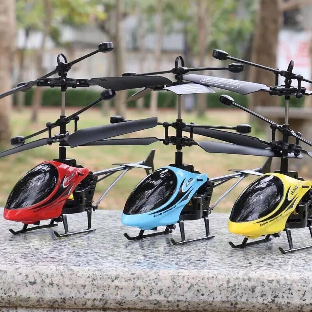 Mini jouet hélicoptère télécommandé 2CH avec lumière LED – ArmadaDeals-FR