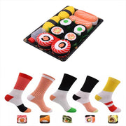 Boîte de chaussettes pour sushi en coton 3/4/5 paires pour hommes et femmes