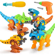 Démonter les jouets dinosaures pour enfants avec une perceuse électrique