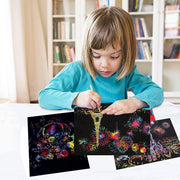 32K 50Pcs Rainbow Magic Scratch Art Paper Toy pour enfants