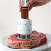 Aiguilles à steak pour sauces de cuisine Injecteur de sauces à viande multifonctionnel pour BBQ
