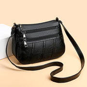 Fashion Womens PU Shoulder Bag Simple Mother Multi-pockets Crossbody Bags