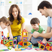 Jouets éducatifs pour enfants - Set de bricolage de construction magnétique 120 pièces