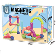 Jeu de blocs de construction magnétiques pour enfants - Jouet d'empilage de couleurs