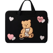 Sac pour ordinateur portable Protable Cute Kawaii Cartoon Embroidery Thickened Handbag