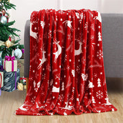 Couverture chaude et cozy de Noël imprimée pour la literie et le canapé d'hiver
