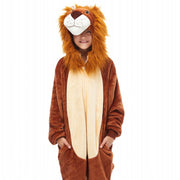 Hiver Animal Flanelle Pyjama une pièce Vêtements d'intérieur à capuche pour enfants