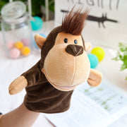 Marionnette à main en peluche animale Jouet éducatif pour enfants, pour raconter des histoires