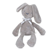 Jouet en peluche pour enfant - lapin gris - éléphant - poupée lapin - cadeau d'anniversaire