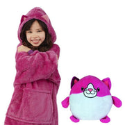 Couverture pour enfants Sweat-shirt Huggle Pets Hoodie Plush Blanket