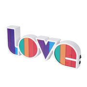 Décoration de fête d'anniversaire LOVE Letter LED Light Proposal