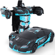 Jouet de déformation d'une clé pour enfants, voiture RC avec détection de gestes, robot de rotation et de dérive, voiture cascadeuse