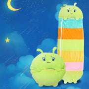Sac de couchage animal de dessin animé avec oreiller pour enfants garçons filles pyjamas camping