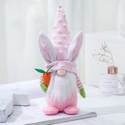 Décoration de Pâques Poupée lapin sans visage Gnome lapin en peluche Décorations Elfes